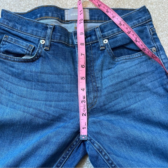 Everlane Jeans Womens 27 Blue Ankle Denim Mid Rise Skinny Cotton Blend Medium - Picture 7 of 10